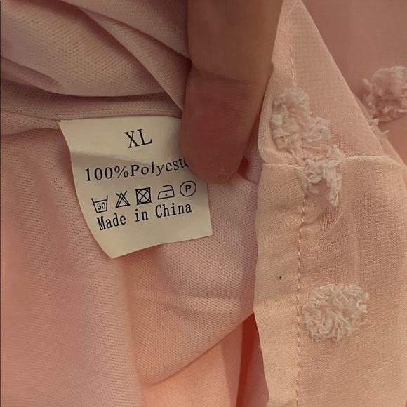 Pink Ruffled Women's Top - Picture 2 of 2